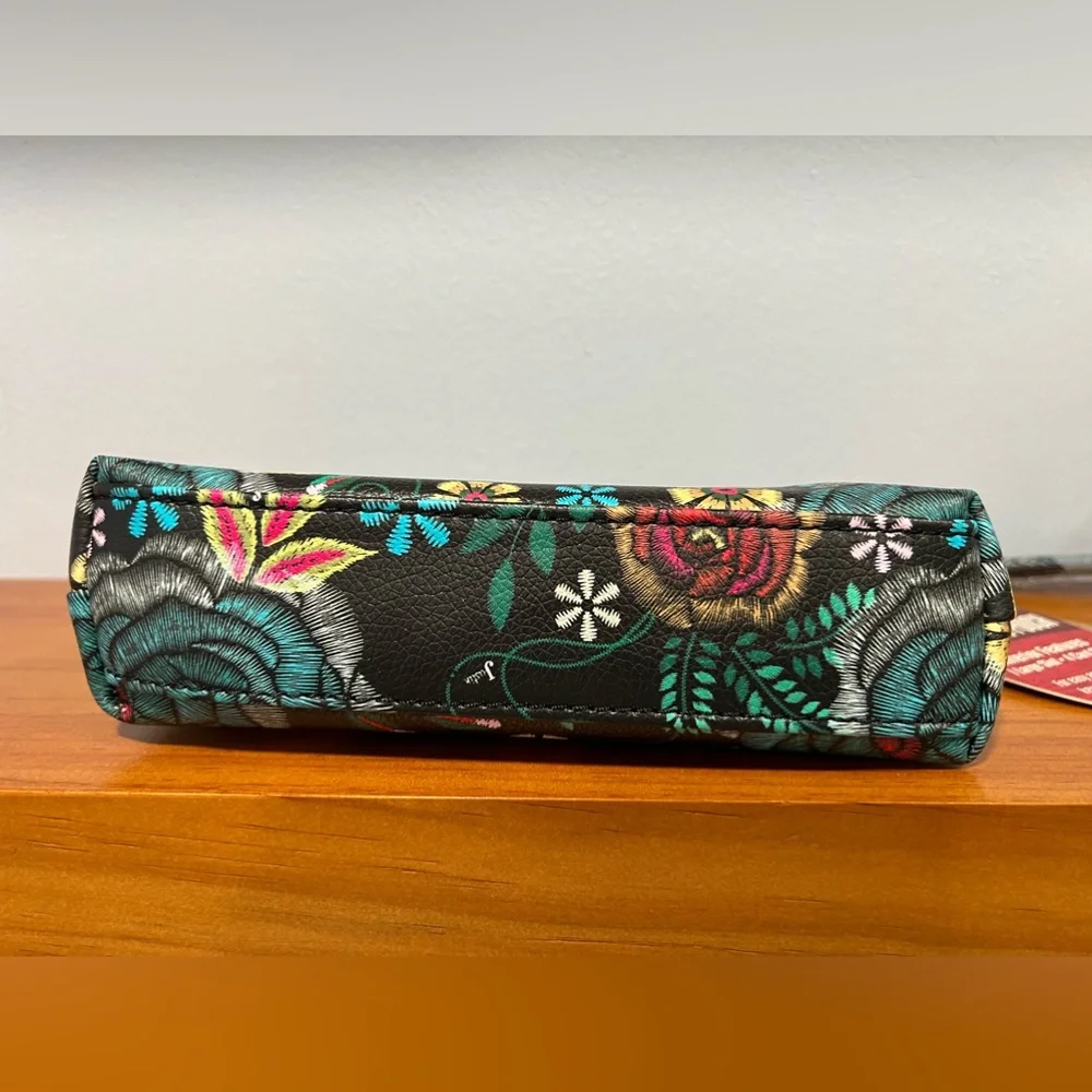 JUSTIN BOOTS NWT Western Desert Floral Essentials Pouch Removable Wristlest NEW